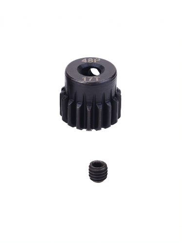 Шестерня стальная Pinion gear 17T 48P для вала 3.17mm фото 2