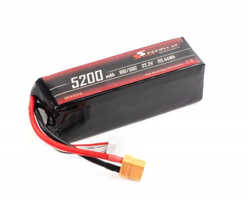Аккумулятор Speedway Slide Li-Po soft case 6S 22.2v 5200mAh 50C XT90 фото 3