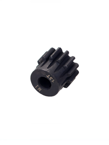 Шестерня стальная Pinion gear 13T M1 для вала 5mm фото 5