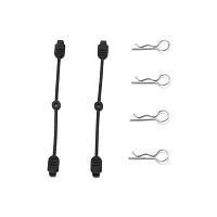 Body Clip and Rubber Leash Yikong 4072 DF7 / 4073 TB7