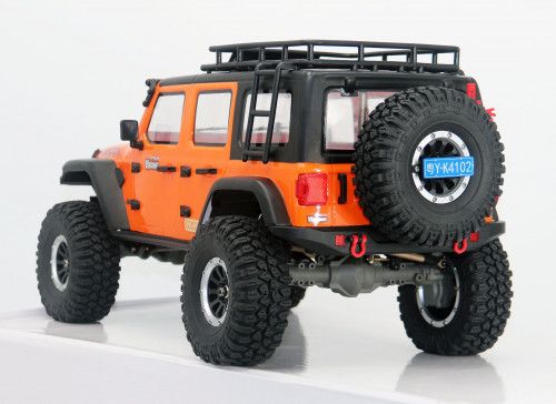 Трофи модель Yikong 4102 1/10 crawler Rubikon (Orange) RTR фото 2