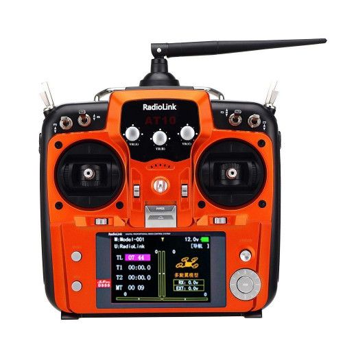 Аппаратура управления RadioLink AT10II 12-ти канальная 2,4 Ghz