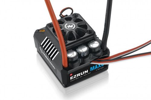 Бесколлекторая бессенсорная влагозащищенная система HobbyWing EZRUN MAX6 5687SL 1100Kv фото 3