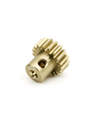 Шестерня алюминиевая Pinion gear 17T M0.5 для вала 2mm фото 3