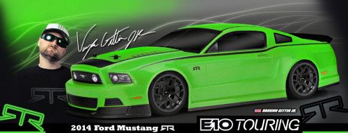 Туринг 1/10 - RTR E10 FORD MUSTANG RTR 2014 (Влагозащита, полный компл.) фото 2