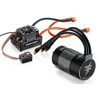 Бесколлекторная бессенсорная влагозащищенная система HobbyWing EZRUN MAX8 T-Plug 4268SL 2600Kv