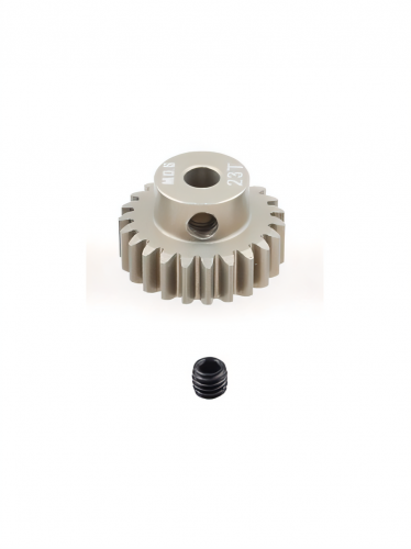 Шестерня алюминиевая Pinion gear 23T M0.6 для вала 3.17mm фото 2