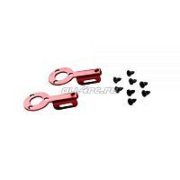 RC Car Body Alloy Clip / Holder (2шт) Red