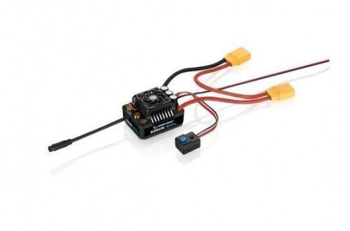 Бесколлекторный сенсорный влагозащищенный регулятор EZRUN MAX8 G2 XT90 для масштаба 1:8 фото 5
