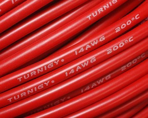 Кабель силовой 14 AWG красный 1метр