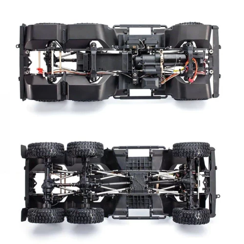 Трофи модель Yikong 6101 1/10 crawler Defender 6X6 (Black) RTR фото 6