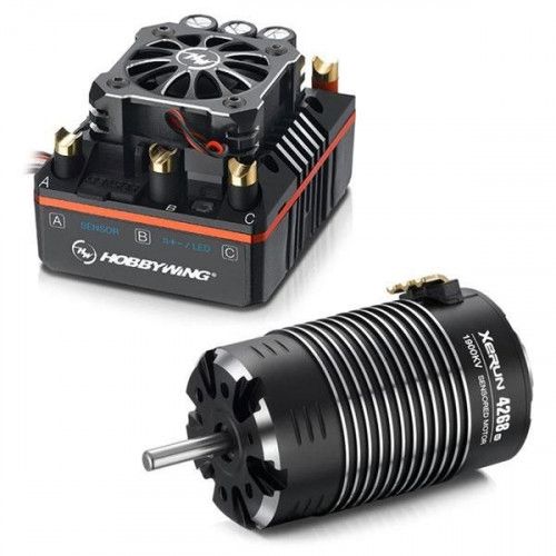 Бесколлекторная сенсорная система Xerun COMBO XR8 SCT 4268 SD 1900kv для моделей масштаба 1:8