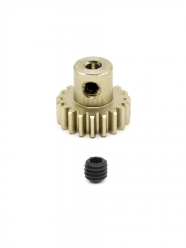 Шестерня алюминиевая Pinion gear 19T M0.5 для вала 2mm фото 4