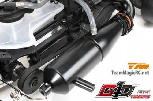 Туринг 1/10 нитро G4D Rubber Tyre RTR (2 speed)-CMR фото 6