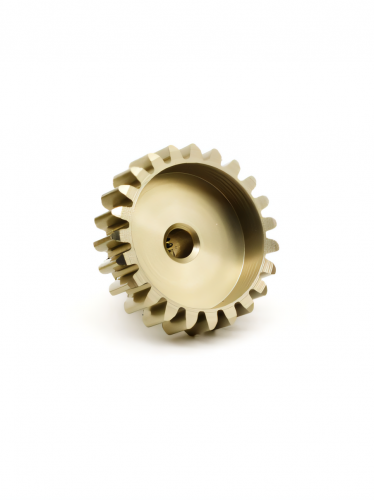 Шестерня алюминиевая Pinion gear 23T M0.5 для вала 2mm фото 2