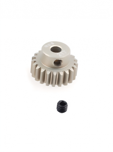 Шестерня алюминиевая Pinion gear 21T M0.6 для вала 3.17mm фото 2