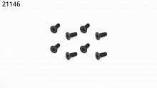 YIKONG YK4106 Flat Head Screw M3x8mm
