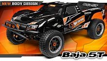 1/5 RTR  Шорткорс BAJA 5T (радио 2.4GHz) кузов ЧЕРНЫЙ