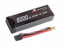 Аккумулятор Speedway Slide PRO 139x47x25.5mm Li-Po 8000mAh 2S 7.4V 50C Hardcase TRX