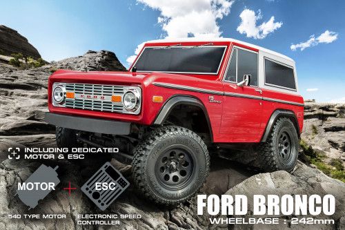 Трофи модель CFX от MST (Max Speed Technology) 1/10 4WD набор для сборки с кузовом Ford Bronco, регулятором и мотором