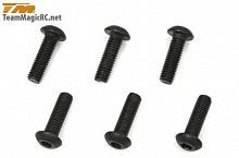 3x10mm Steel Button Head Screw
