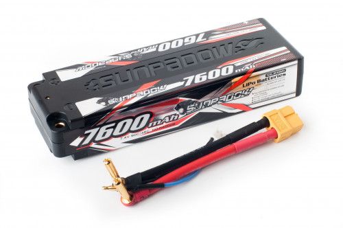 Аккумулятор Sunpadow Li-Po 2S2P 7600mAh 45C/90C XT60 Hardcase