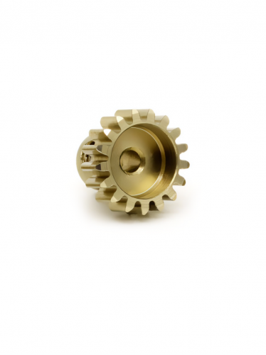 Шестерня алюминиевая Pinion gear 17T M0.5 для вала 2mm фото 4