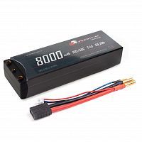 Аккумулятор Speedway Slide PRO 139x47x25.5mm Li-Po 8000mAh 2S 7.4V 50C Hardcase TRX