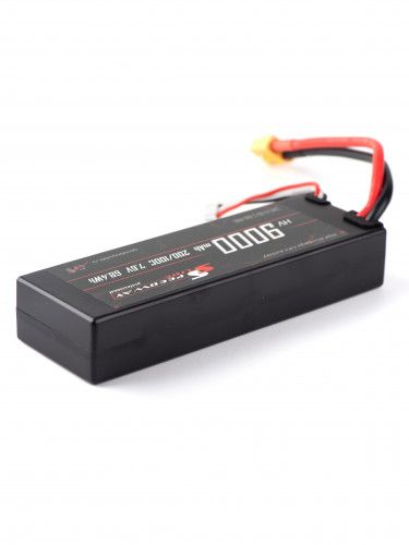 Аккумулятор Speedway Slide 138x47x25mm Li-Po 9000mAh 2S HV 7.6V 100C HARD case XT60 фото 4