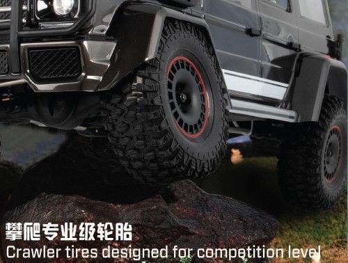 Трофи модель Yikong 4106 PRO crawler Benz G500 (Gray Black) 1/10 RTR фото 5