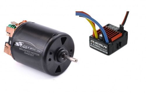 Коллекторная система Мотор 540/55T + Регулятор 60A