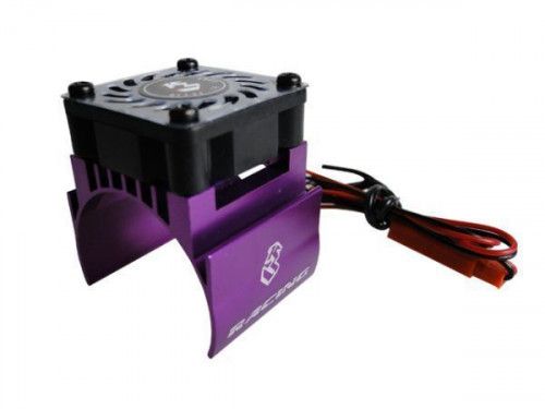 Motor Heat Sink W/High Speed Fan For 540 Motor (High Finger) - Pink
