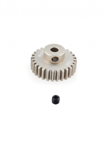 Шестерня алюминиевая Pinion gear 28T M0.6 для вала 3.17mm фото 2