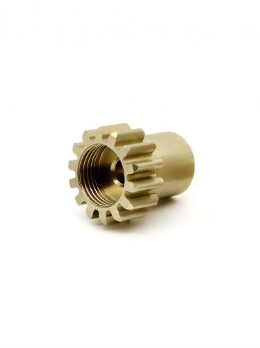 Шестерня алюминиевая Pinion gear 14T M0.5 для вала 2mm