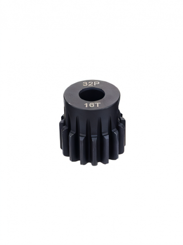 Шестерня стальная Pinion gear 16T 32P для вала 5mm фото 4