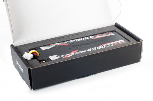 Аккумулятор Sunpadow Li-Po 3S1P 4200mAh 40C/80C TRX Hardcase фото 3