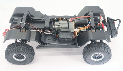 Трофи модель Yikong 4102 1/10 crawler JEEP (Yellow) RTR фото 6