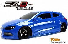 1/10 E4D Brushless RTR Drift Volkswagen Sirocco Body без аккумулятора и зарядного устройства
