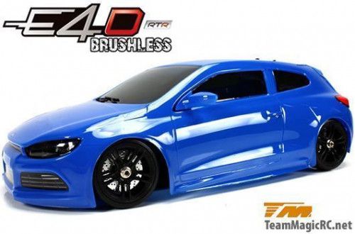 1/10 E4D Brushless RTR Drift Volkswagen Sirocco Body без аккумулятора и зарядного устройства