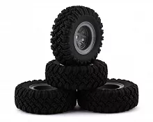 CR-24 MT Crawler Grey Wheel & Tire Set (4pcs)