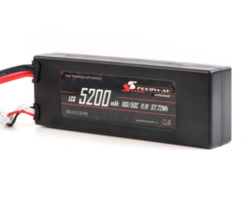 Аккумулятор Speedway Slide Li-Po PRO LCG Series Hard case 11.1v 5200mAh 50C XT60 фото 4