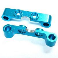 Front/Rear upper arm mount алюминиевое крепление верхних рычагов для Tamiya TT-01 цвет- синий