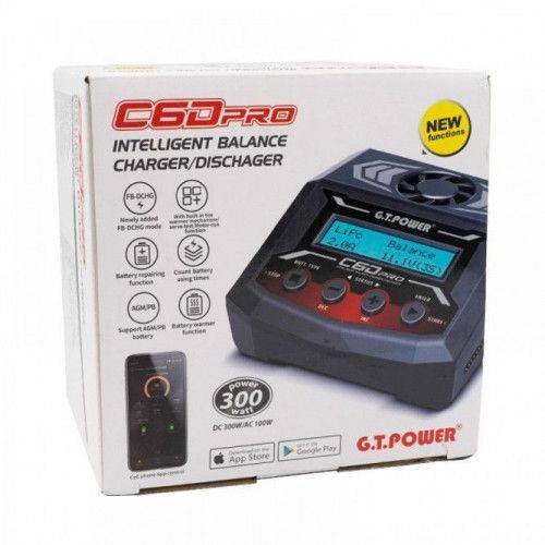 Универсальное зарядное устройство G.T.POWER C6D PRO 12A 300W фото 3