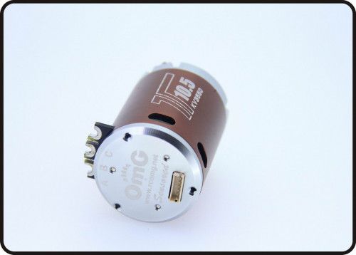 Бесколлекторный сенсорный мотор OMG 10.5T/3650 для шоссейных и дрифтовых моделей масштаба 1/10 фото 3