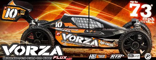 Багги 1/8 электро Vorza Flux HP RTR (радио 2.4GHz) без АКБ и З/У