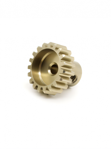 Шестерня алюминиевая Pinion gear 19T M0.5 для вала 2mm фото 2