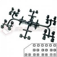 3RACING Suspension Mount Nut For Advance 20