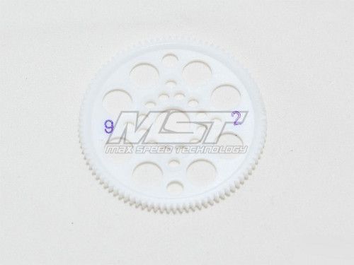 MST 48P Spur gear 92T (black)