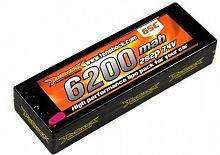 Аккумулятор Tenshock Hardcase 7.4v 6200mAh 65C with Deans to Banana Connector