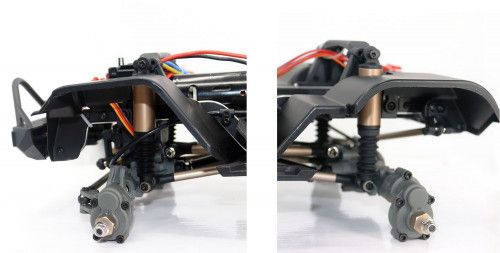 Трофи модель Yikong 4102 1/10 crawler JEEP (Yellow) RTR фото 11